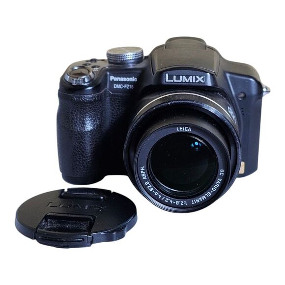 Panasonic Other - Panasonic LUMIX DMC-FZ18 8.1MP Digital Camera Tested Works With Battery.